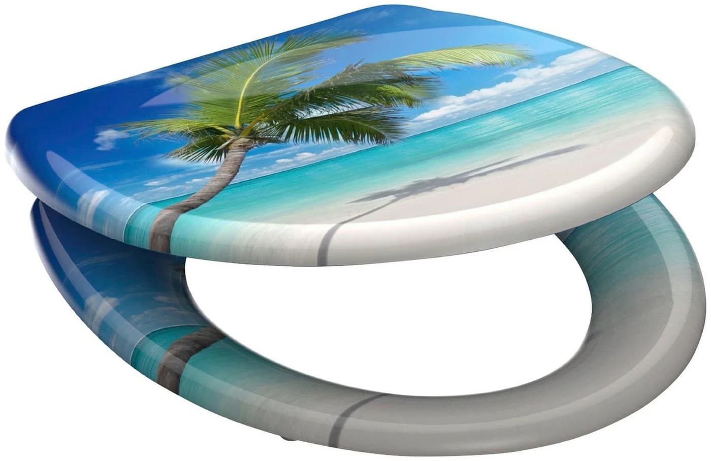 Schütte WC-Sitz CARRIBEAN Duroplast mit Absenkautomatik und Schnellverschluss - Bild 4