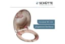 Schütte WC-Sitz Romantik Duroplast mit Absenkautomatik und Schnellverschluss Bild 5