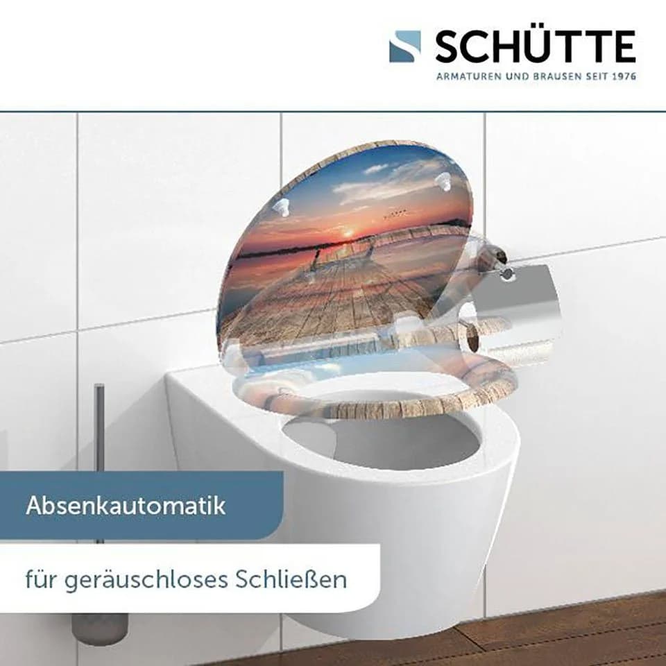 Schütte WC-Sitz SUNSET SKY Duroplast mit Absenkautomatik Standardmaß - Bild 2