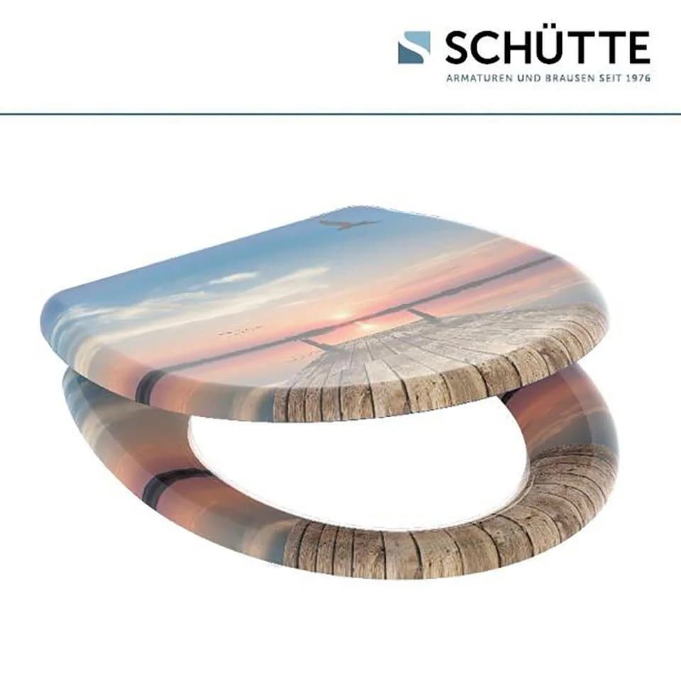 Schütte WC-Sitz SUNSET SKY Duroplast mit Absenkautomatik Standardmaß - Bild 4