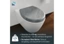Schütte WC-Sitz LIGHT CONCRETE Grau Absenkautomatik Duroplast Bild 4