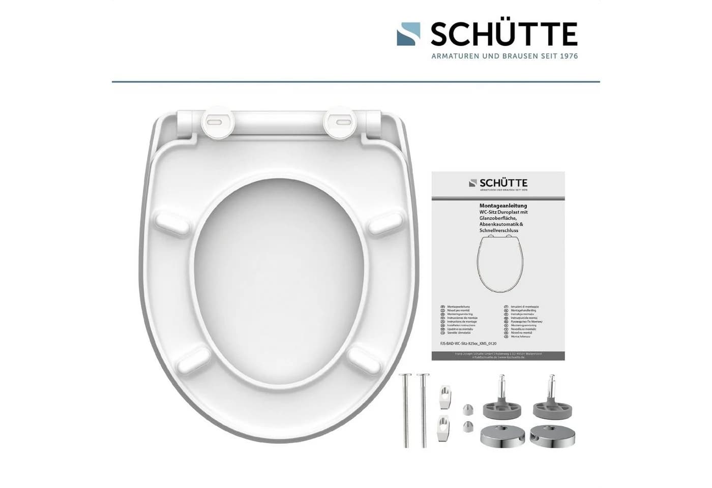 SCHÜTTE WC-Sitz Happy Elephant Bunt Duroplast mit Absenkautomatik - Bild 5