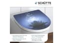 SCHÜTTE WC-Sitz Water Lily Blau/Weiß Duroplast Absenkautomatik Bild 1