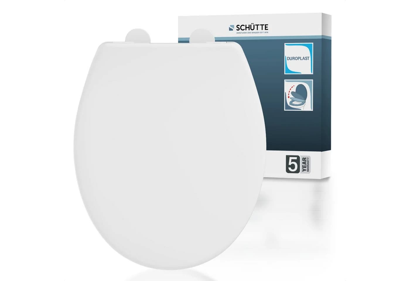 Schütte WC-Sitz White Duroplast Absenkautomatik - Bild 2