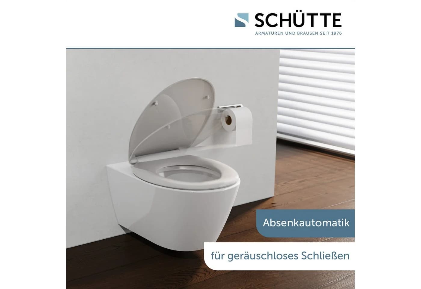 Schütte WC-Sitz White Duroplast Absenkautomatik - Bild 4