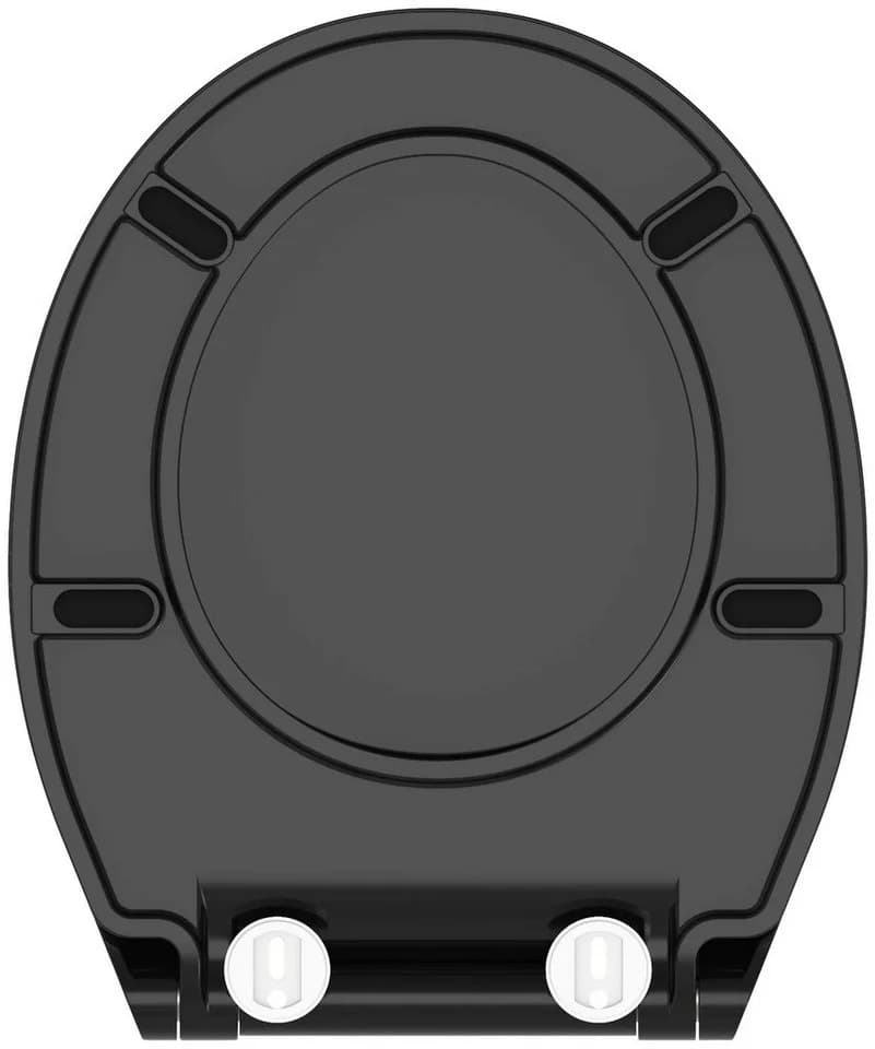 Schütte WC-Sitz SLIM Schwarz Duroplast Absenkautomatik - Bild 4
