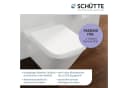 Schütte WC-Sitz Duroplast Weiß mit Absenkautomatik und Schnellverschluss Bild 1