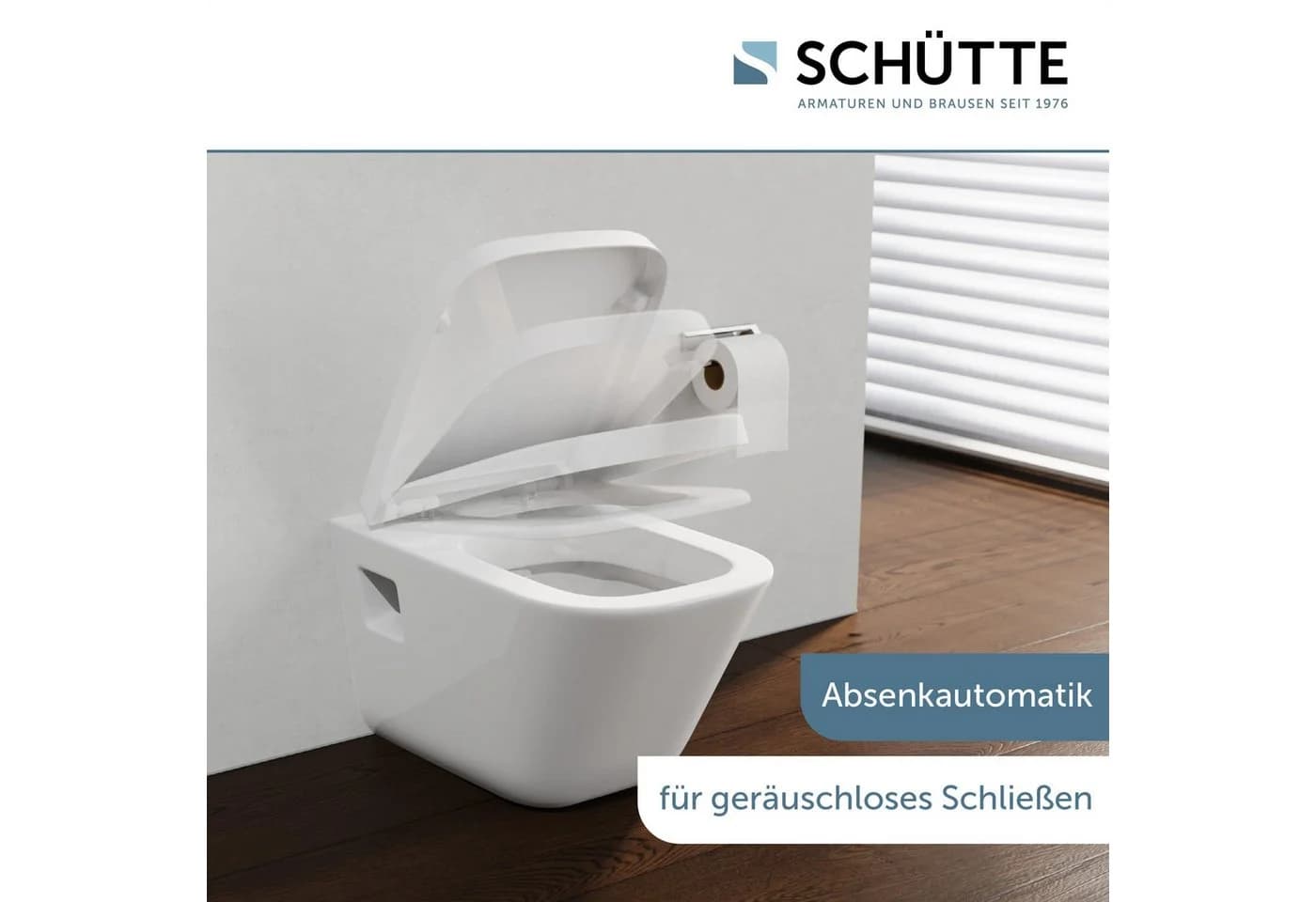 Schütte WC-Sitz Duroplast Weiß mit Absenkautomatik und Schnellverschluss - Bild 3