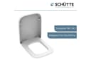 Schütte WC-Sitz Duroplast Weiß mit Absenkautomatik und Schnellverschluss Bild 4