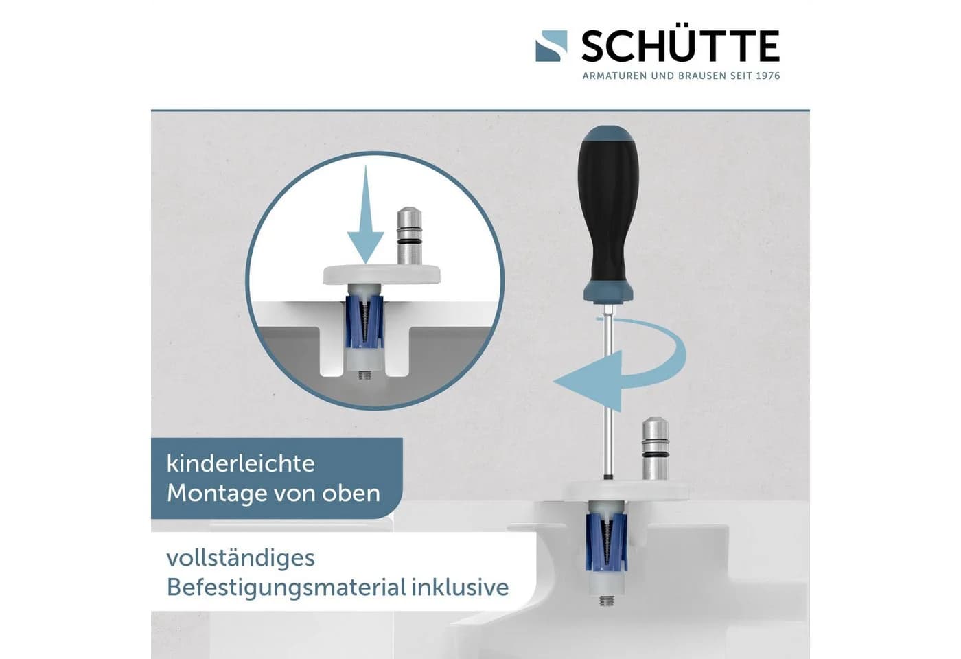 Schütte WC-Sitz Duroplast Weiß mit Absenkautomatik und Schnellverschluss - Bild 5