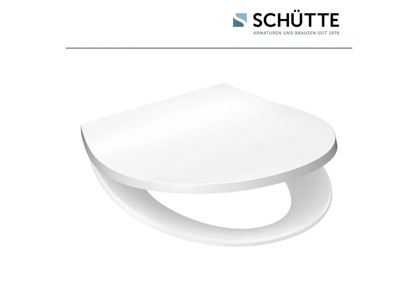 Schütte WC-Sitz mit LED, Absenkautomatik, Schnellverschluss Weiss - Bild 3