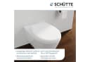 SCHÜTTE WHITE PREMIUM WC-Sitz Weiß Thermoplast Bild 3