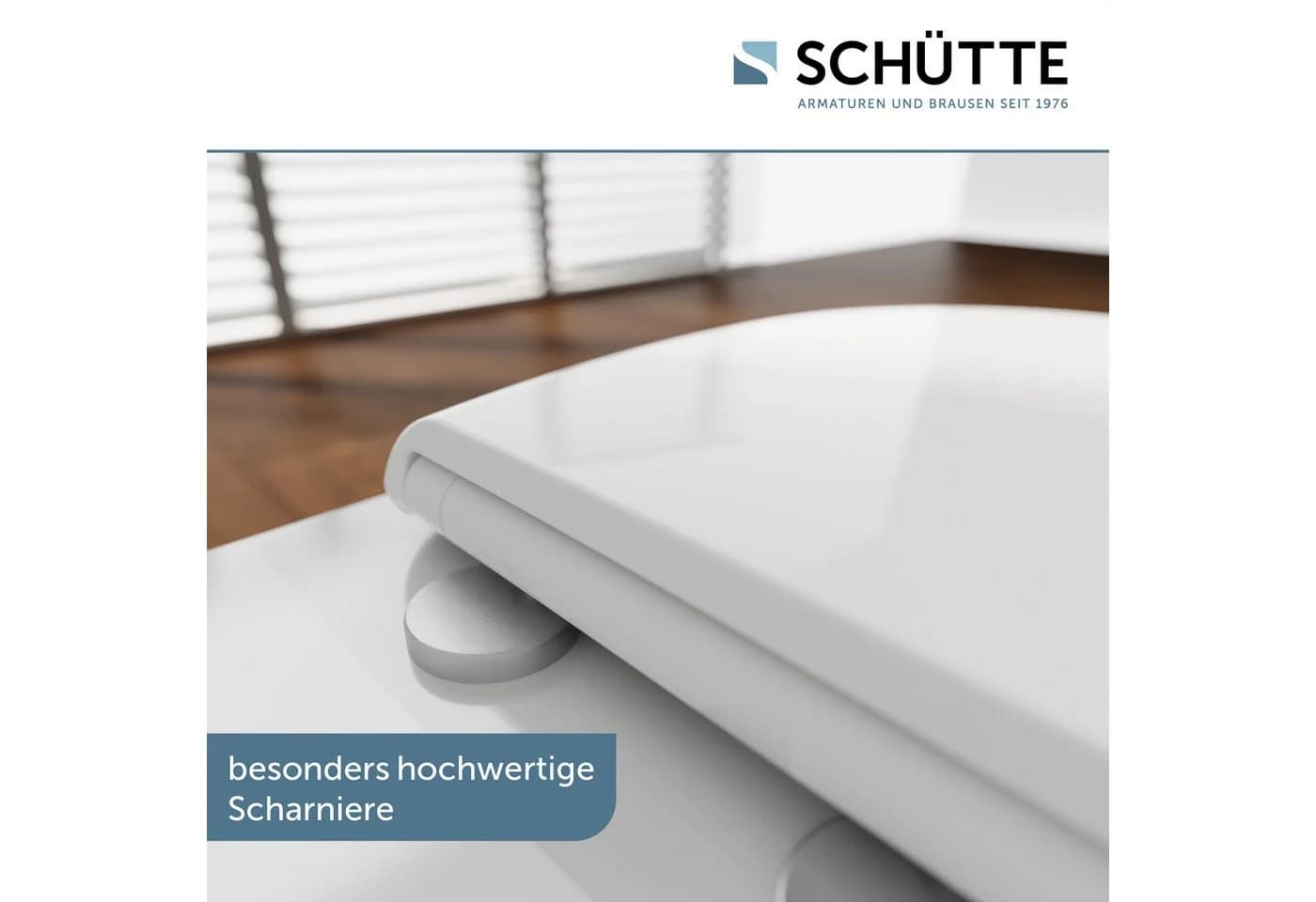 SCHÜTTE WHITE PREMIUM WC-Sitz Weiß Thermoplast - Bild 5
