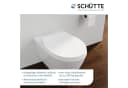 Schütte WC-Sitz WHITE PREMIUM Thermoplast Weiß Absenkautomatik Bild 4