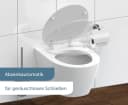 Schütte WC-Sitz WHITE mit Absenkautomatik und Holzkern Bild 1