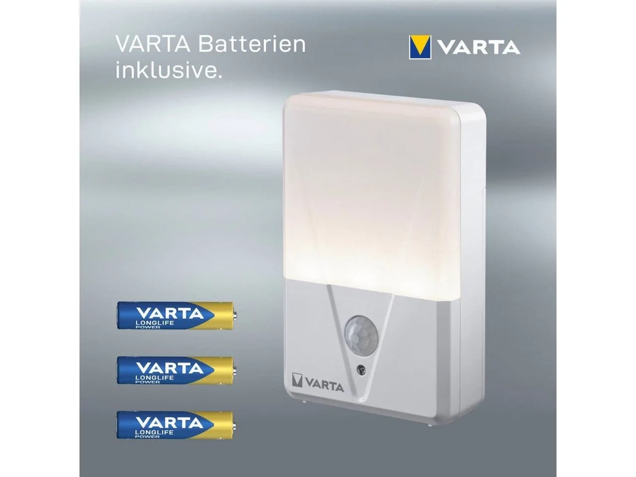 VARTA Motion Sensor Nachtlicht Batteriebetrieben Warmweiß LED - Bild 4