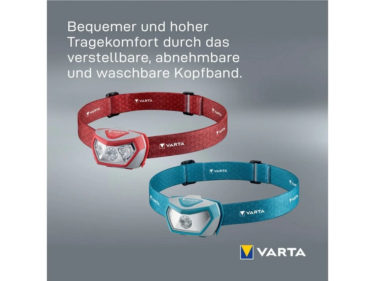 VARTA Kopflampe Outdoor Sports H20 Pro inkl. 3xAAA Batterien - Bild 3