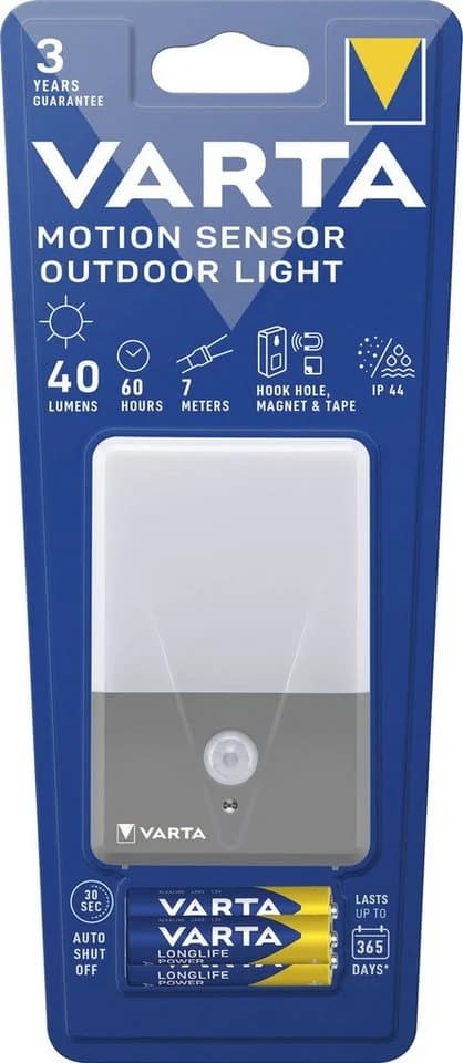 VARTA Taschenlampe Motion Sensor Outdoor Night Light Grau - Bild 4