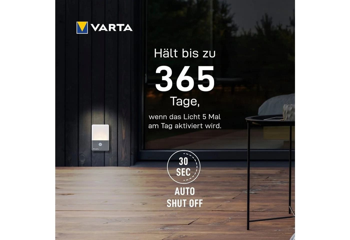 VARTA Motion Sensor Night Light 2er-Pack Grau Kunststoff - Bild 4