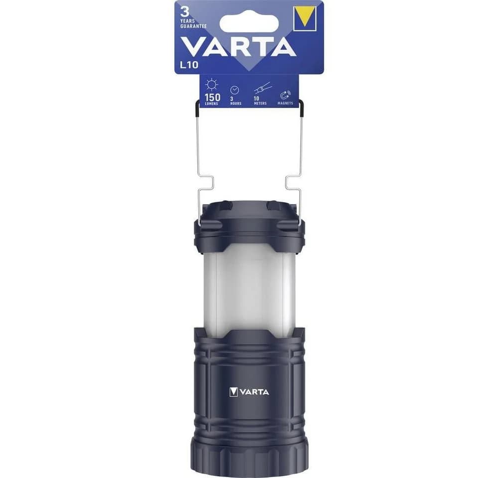 VARTA LED Laterne L10 Camping-Laterne 150 lm Schwarz - Bild 2