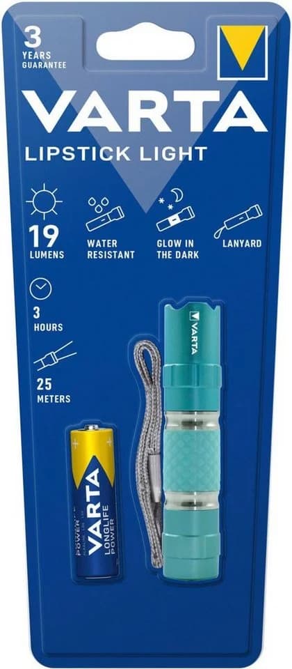 VARTA LED Taschenlampe Lipstick Light Türkis