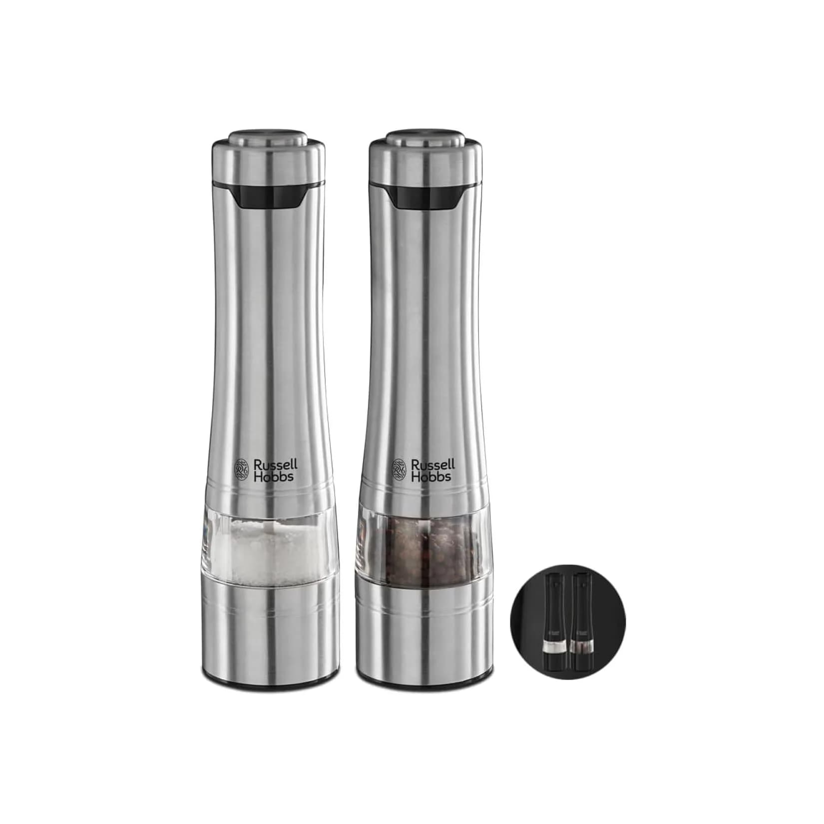 Russell Hobbs Salz- & Pfeffermühle 23460-56 Silber Keramikmahlwerk