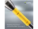 VARTA Outdoor Sports Taschenlampe F20 LED inkl. 2x AA Batterien Gelb/Silber Bild 3