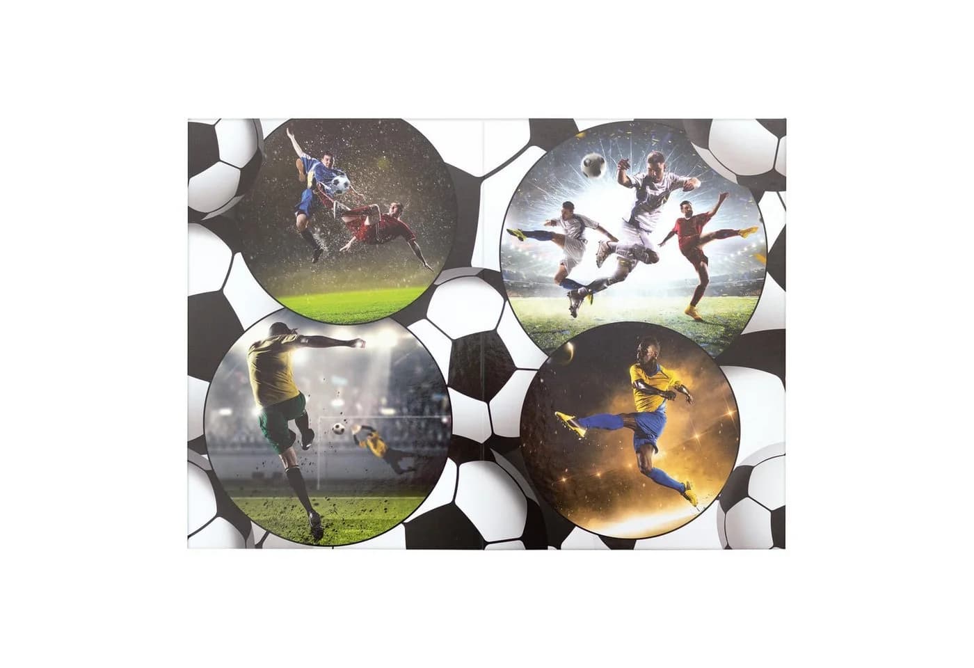 HERMA Papierkorb 15L Fußball-Design Stabiler Karton - Bild 4