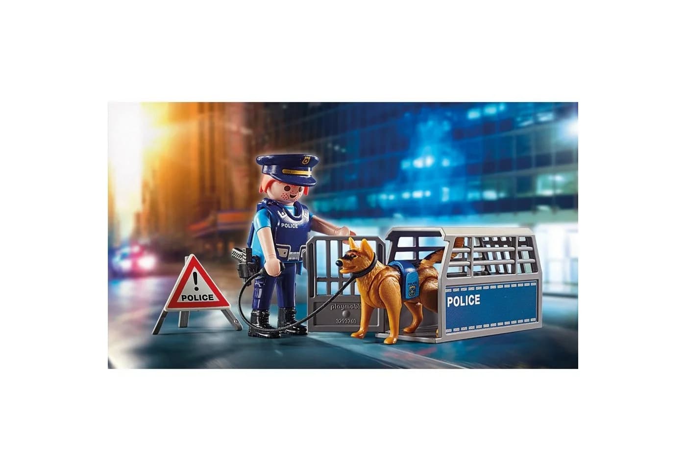 Playmobil Polizei-Straßensperre 6878 Bunt Konstruktions-Spielset - Bild 5