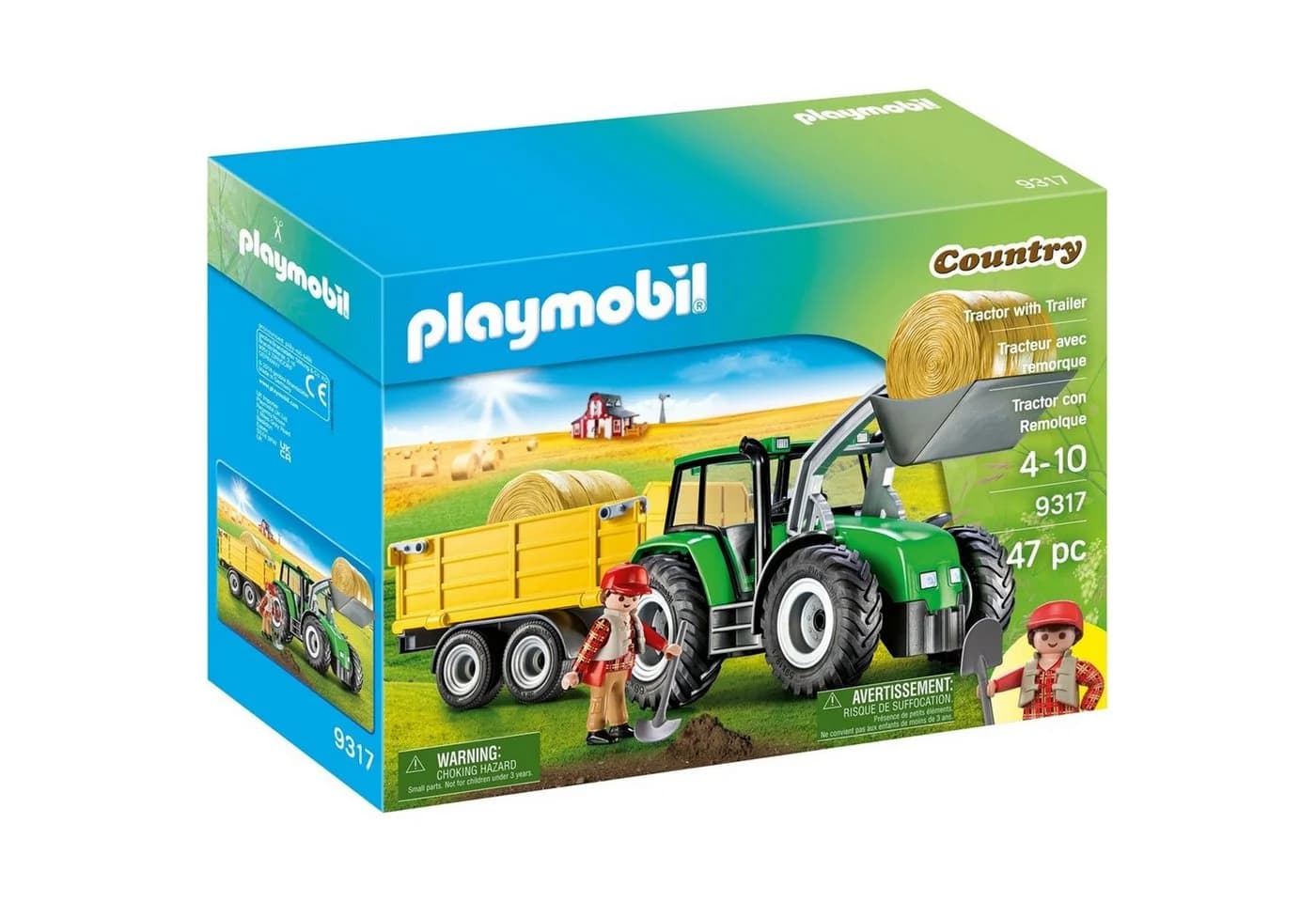 Playmobil Country 9317 Traktor mit Anhänger 47 Teile Bunt - Bild 2