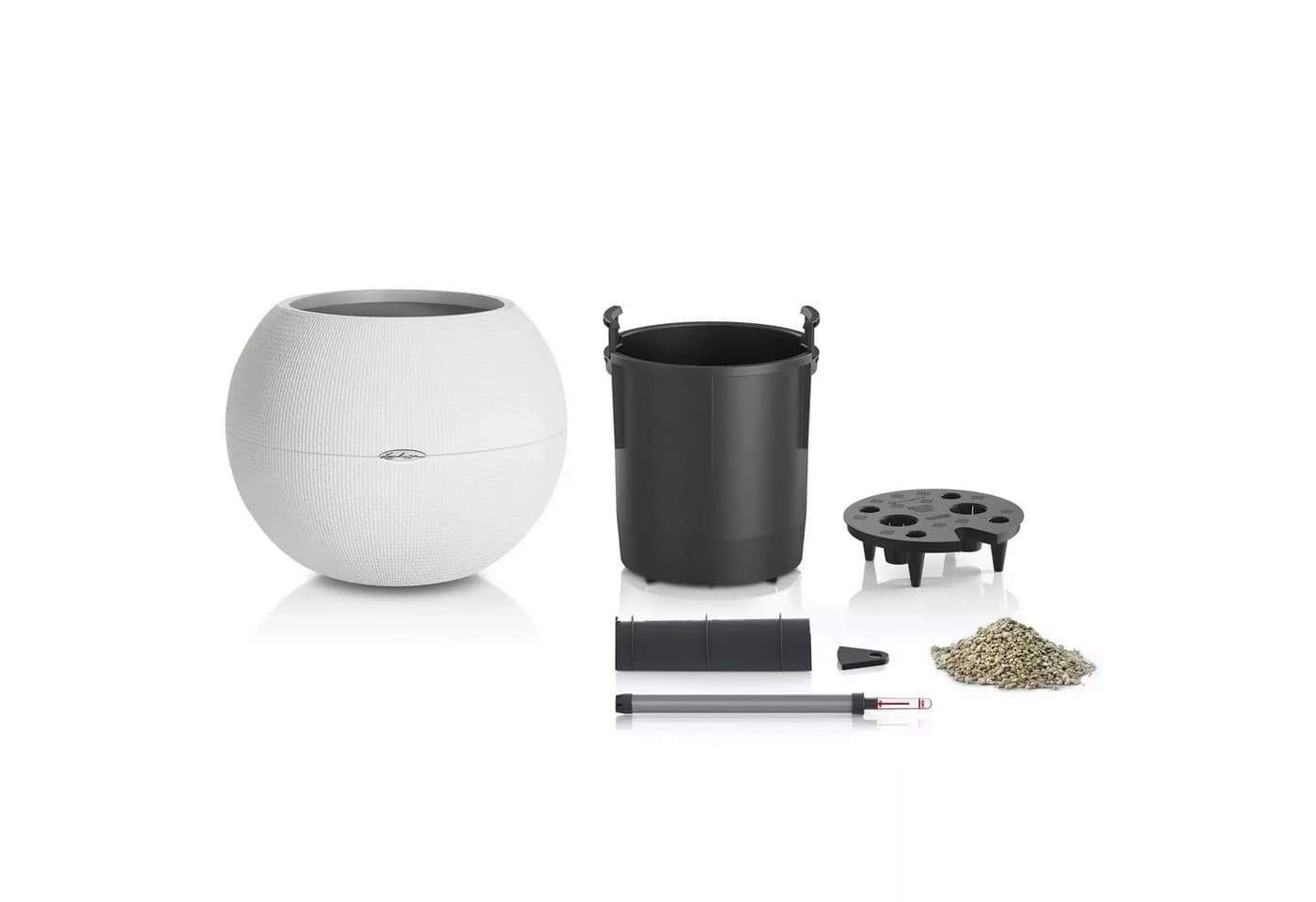 Lechuza® Blumentopf Puro Color 50 Komplett weiß