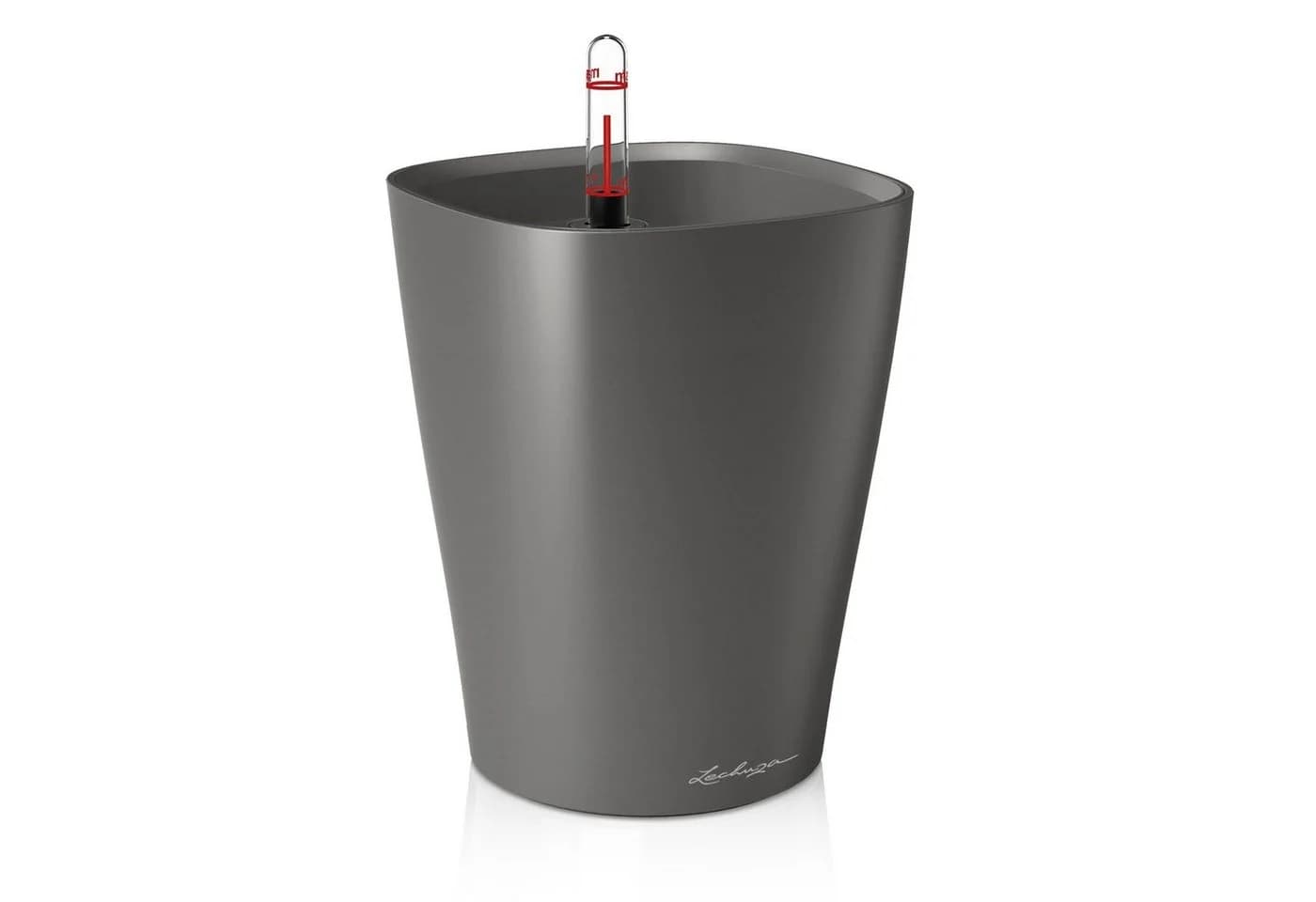 Lechuza® Blumentopf Deltini anthrazit metallic Pflanztopf - Bild 2