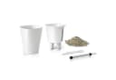 Lechuza® Blumentopf Deltini taupe hochglanz Pflanztopf Bild 1