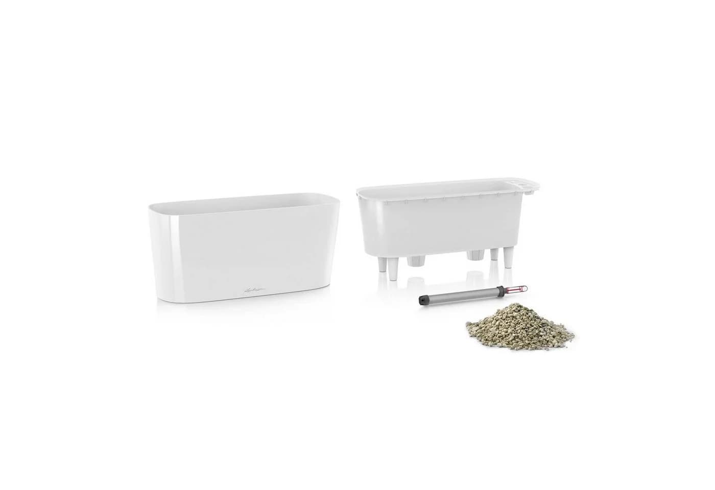 Lechuza® Blumentopf Pflanzgefäß Delta 20 Scarlet Rot Hochglanz - Bild 3