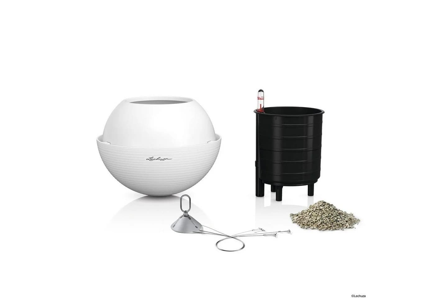 Lechuza® Kräutertopf Hängeampel Bola Color 23 Sandbraun