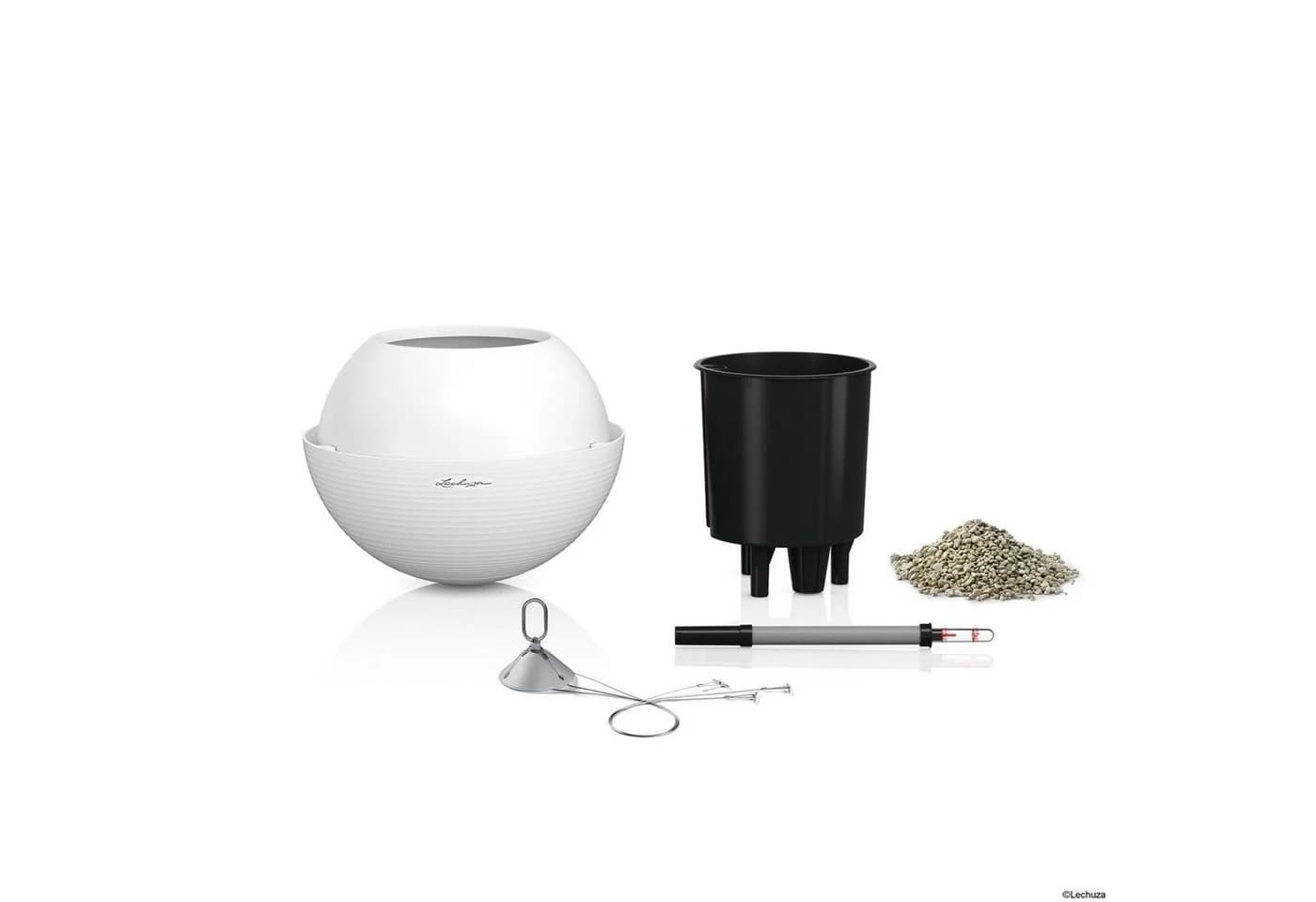 Lechuza Hängeampel Bola Color 32 schiefergrau mit Bewässerungssystem - Bild 3