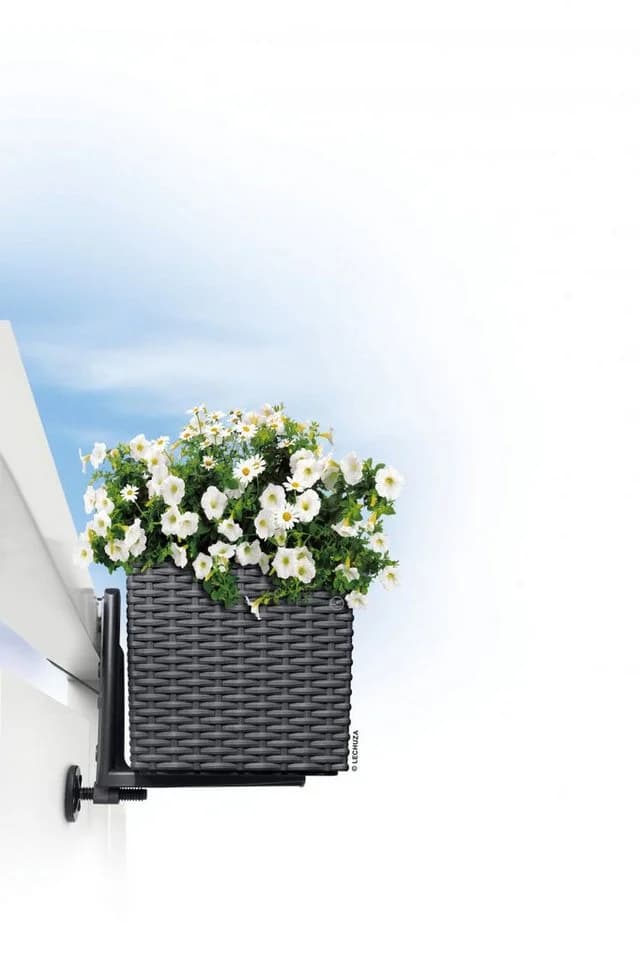 Lechuza® Blumenkastenhalter Schwarz für Balkonkästen - Bild 3