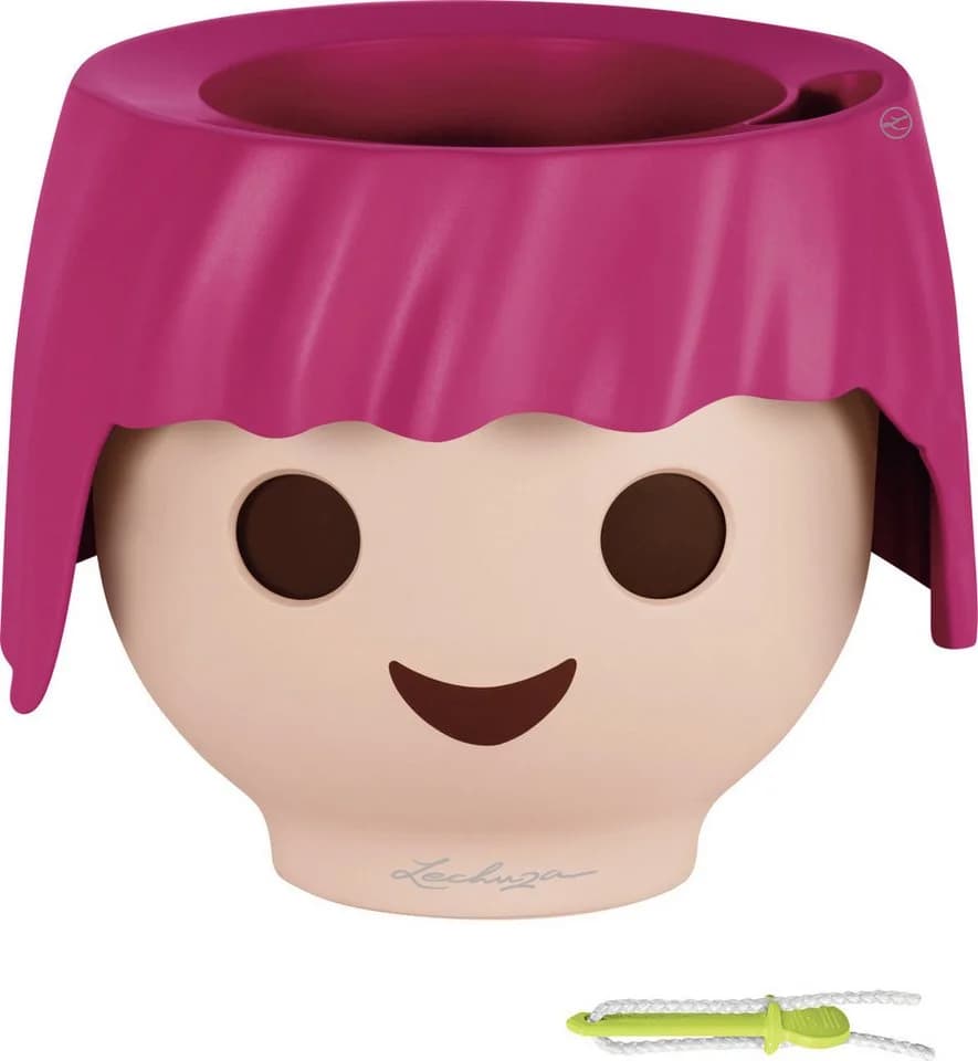 Lechuza Blumentopf Playmobil OJO 21 cm Ruby Pink - Bild 2