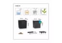 Lechuza® Blumentopf CUBE Color 40 sandbraun Bild 1