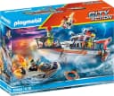 Playmobil Feuerwehr Set – Rettungseinsatz auf dem Wasser Spielbausteine Bild 2