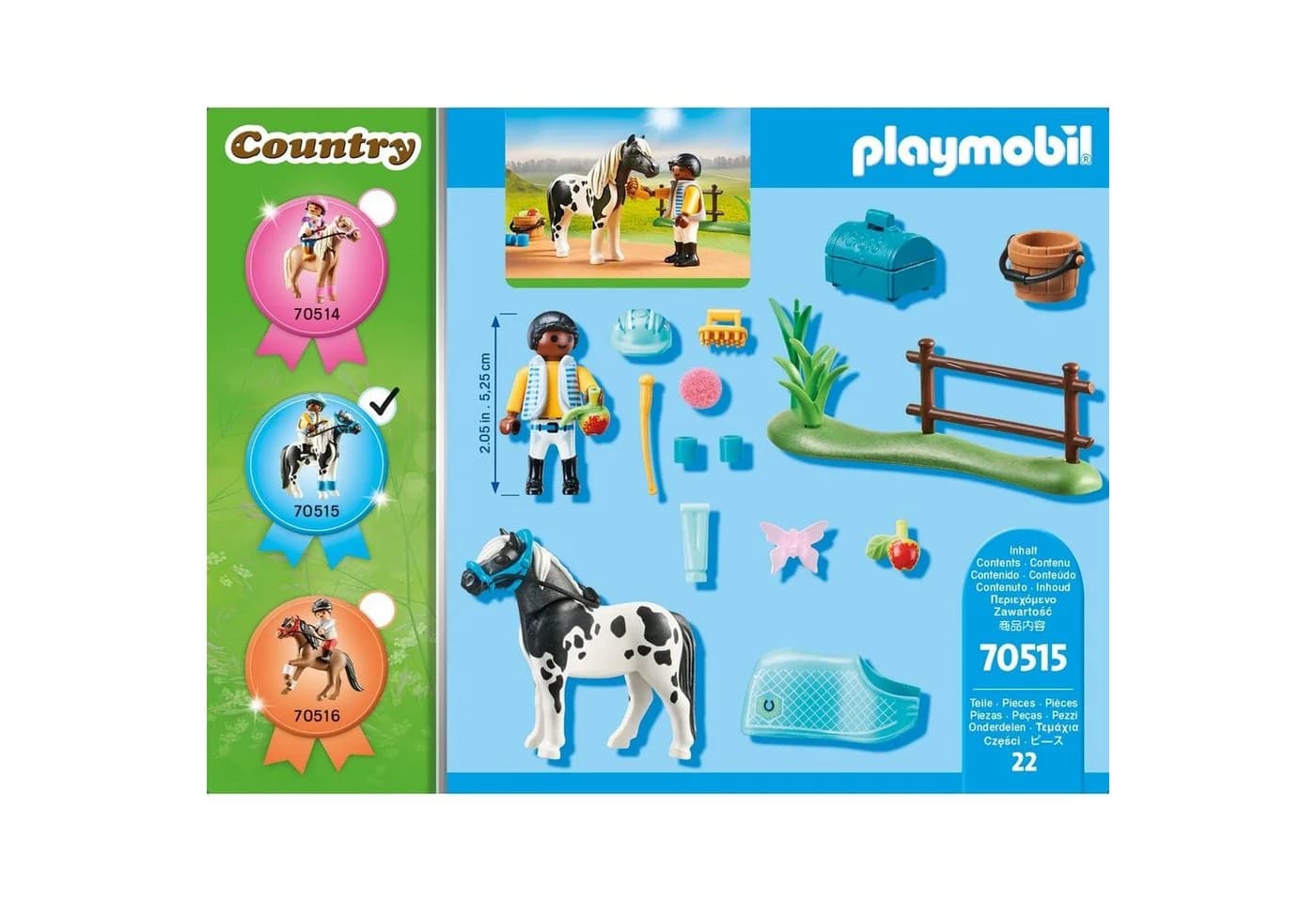 Playmobil® Country 70515 Sammelpony Lewitzer Konstruktionsspielsteine - Bild 4