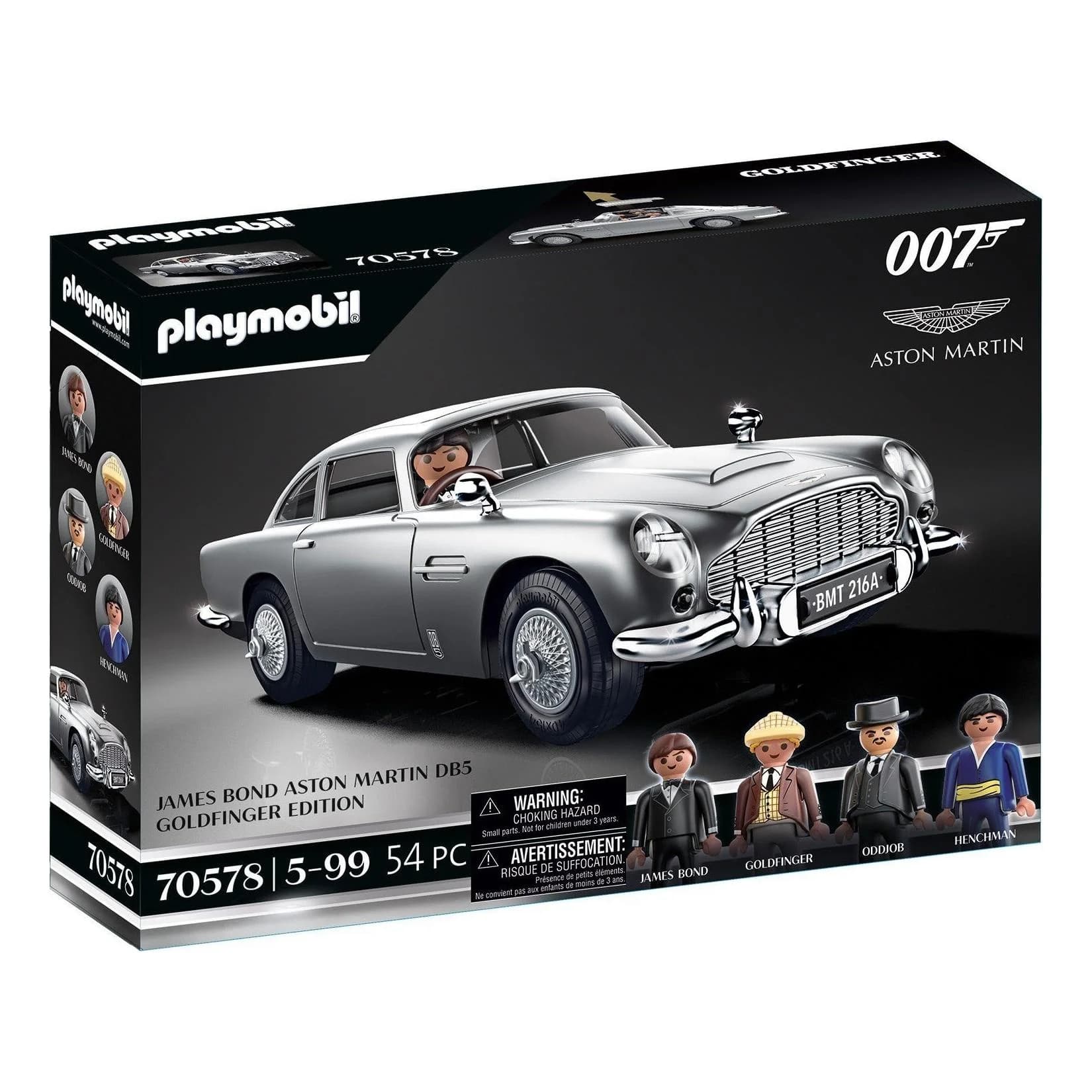 James Bond Goldfinger Edition Aston Martin DB5 Spielset