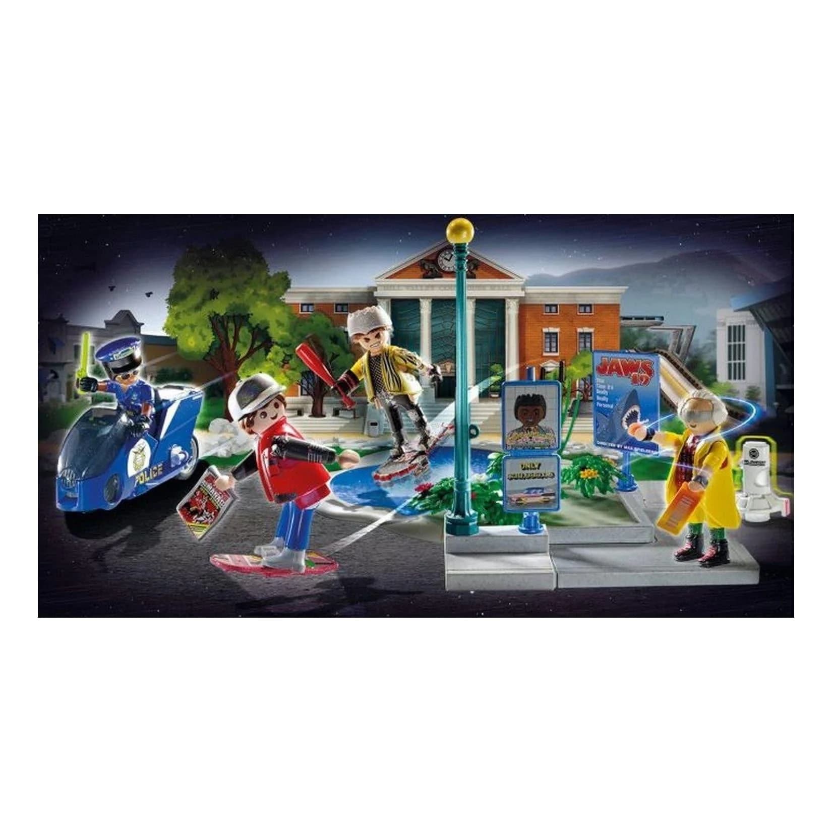 Playmobil Verfolgung mit Hoverboard - Back to the Future
