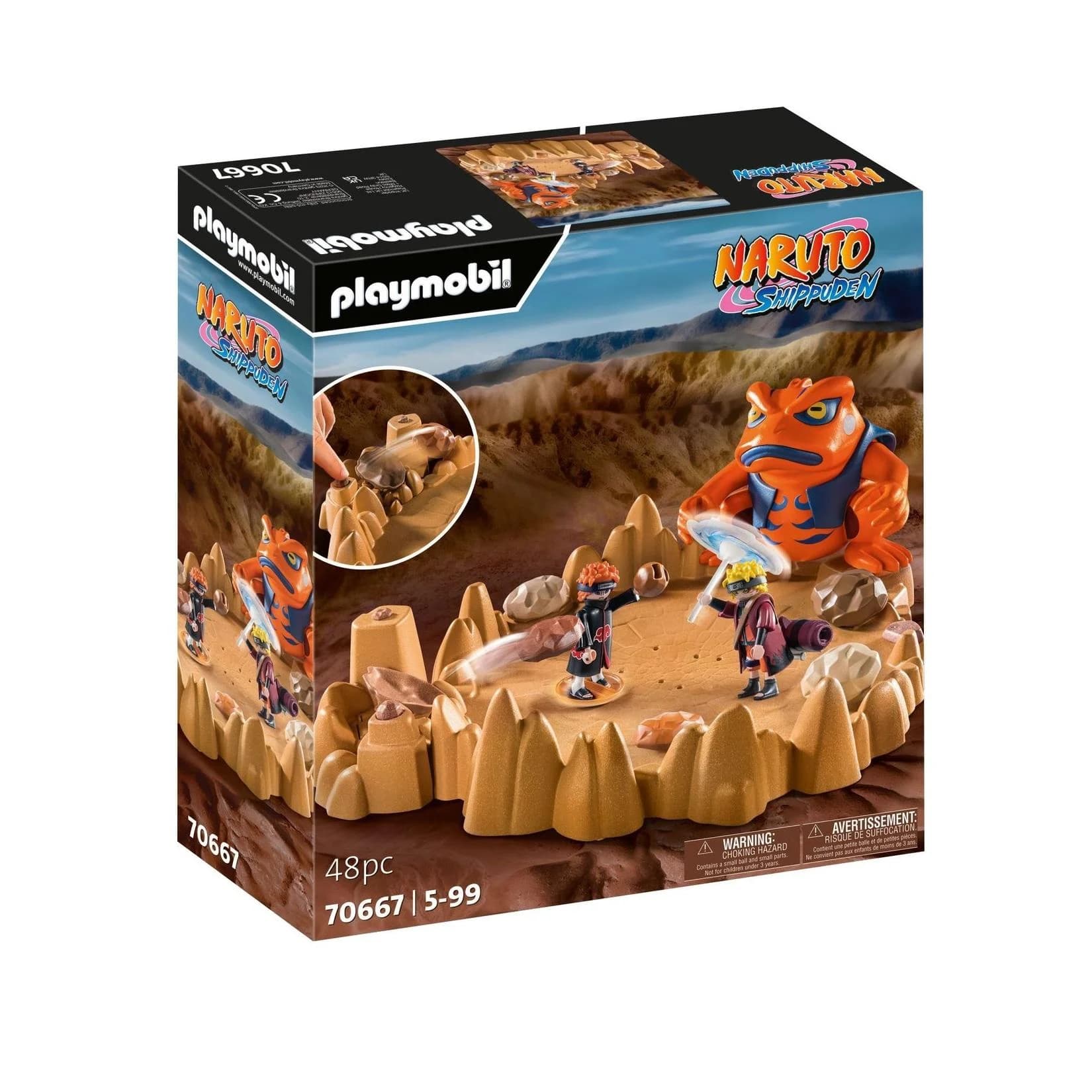 Playmobil® Naruto vs. Pain Konstruktions-Spielset, 48 Teile, Naruto und Pain, Ab 5 Jahren