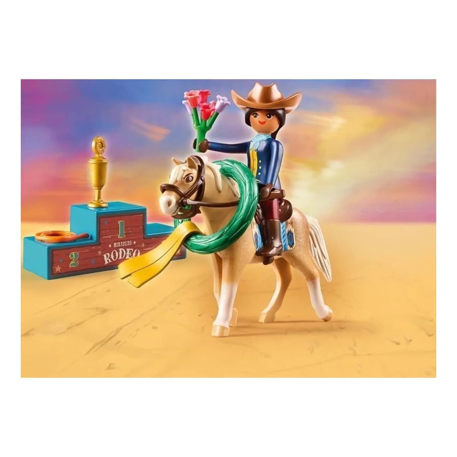 Playmobil Rodeo Pru Spielset mit Pferd