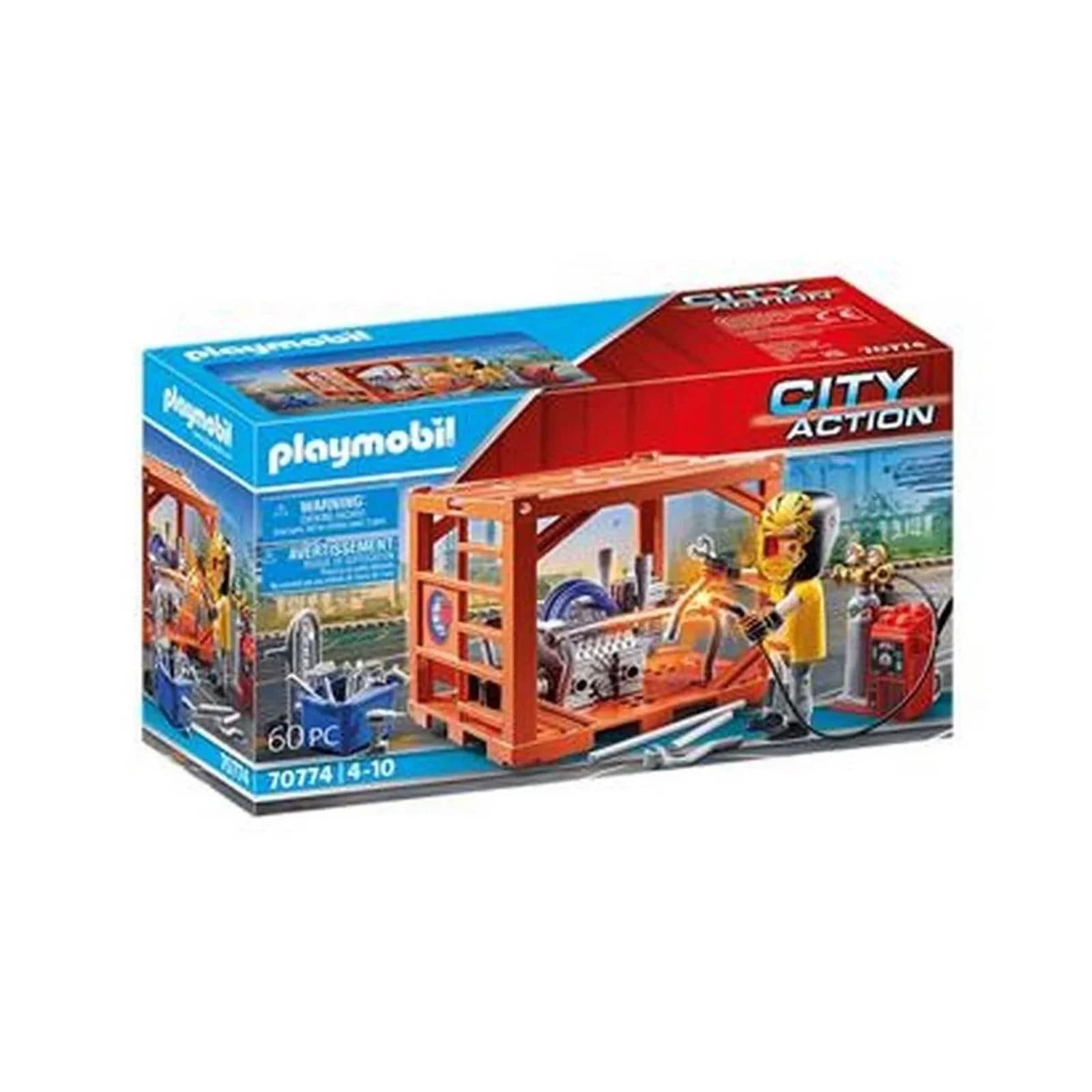 Playmobil® 70774 City Action Konstruktions-Spielset Containerfertigung