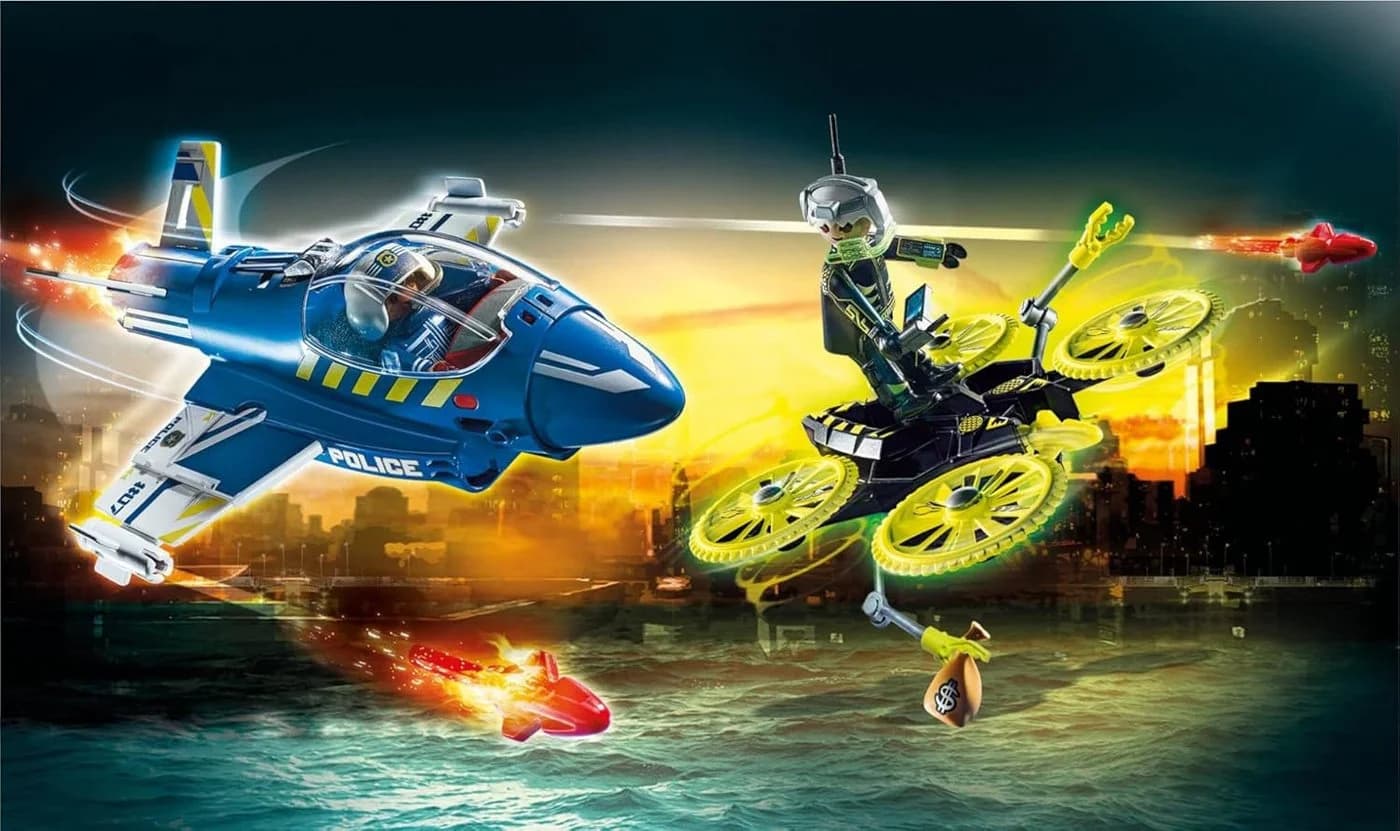 Playmobil City Action 70780 Polizei-Jet mit Drohne