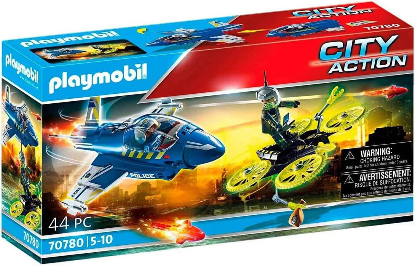 Playmobil City Action 70780 Polizei-Jet mit Drohne - Bild 2