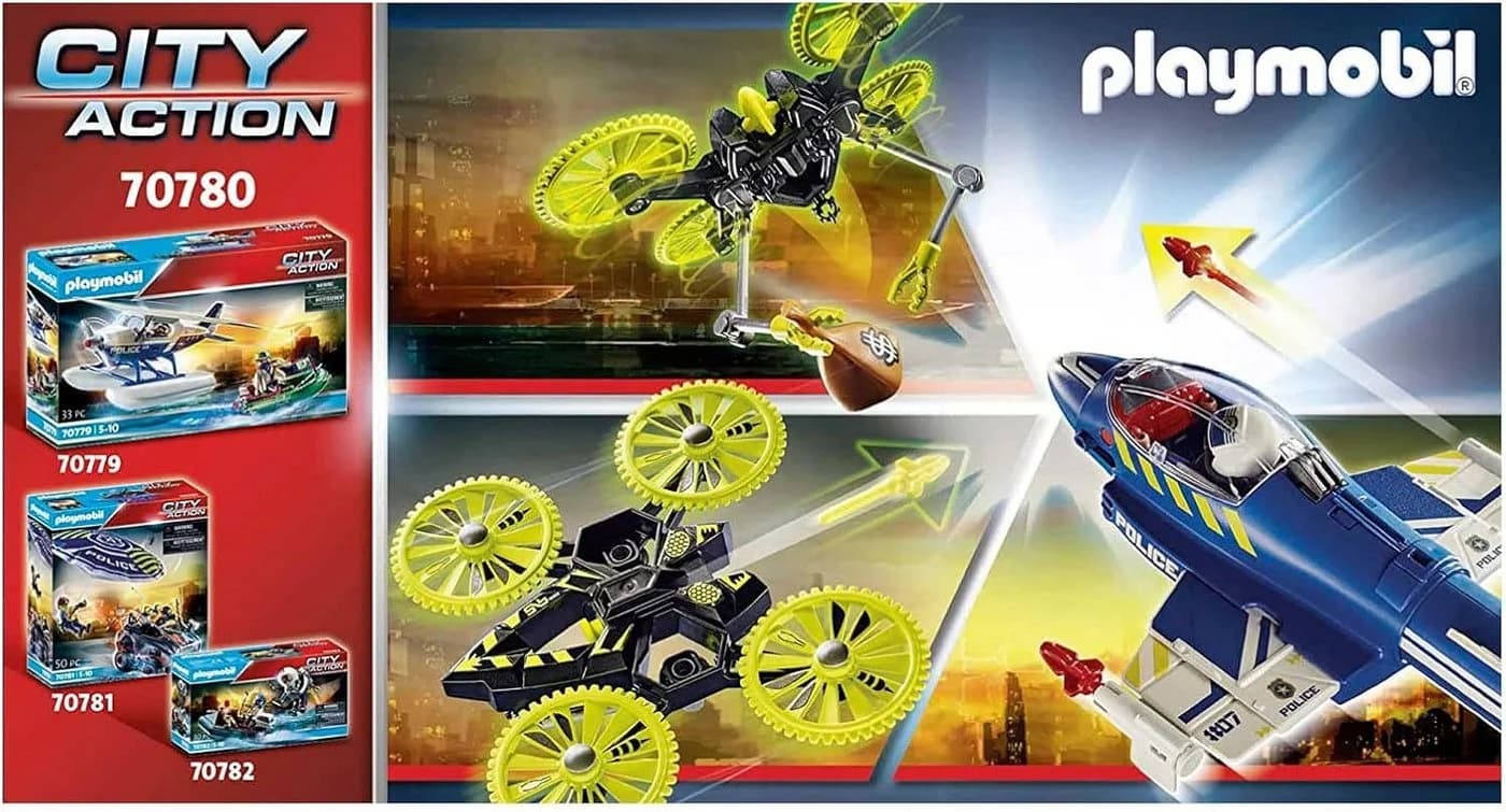 Playmobil City Action 70780 Polizei-Jet mit Drohne - Bild 3