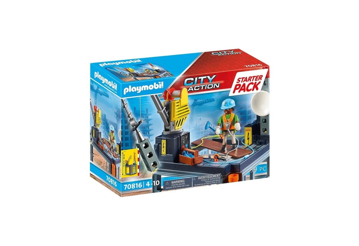 Playmobil® 70816 City Action Starter Pack Baustelle mit Konstruktions-Spielset - Bild 2